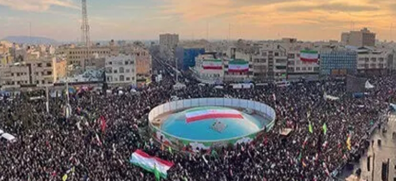 ഇറാനില്‍ കൂറ്റന്‍ റാലികള്‍ ; ഇറാനെ ആക്രമിച്ചാല്‍ യുഎസ് സൈനികതാവളങ്ങള്‍ കത്തിയെരിയും: സ്പീക്കര്‍