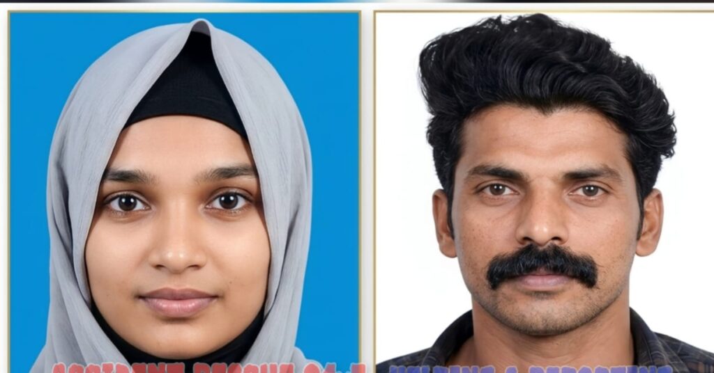 മുത്തങ്ങയിൽ ലോറിയും സ്കൂട്ടറും കൂട്ടിയിടിച്ച് അപകടം; ഫാറൂഖ് കോളേജ് സ്വദേശിയായ യുവതിയടക്കം രണ്ട് പേർ മരിച്ചു.